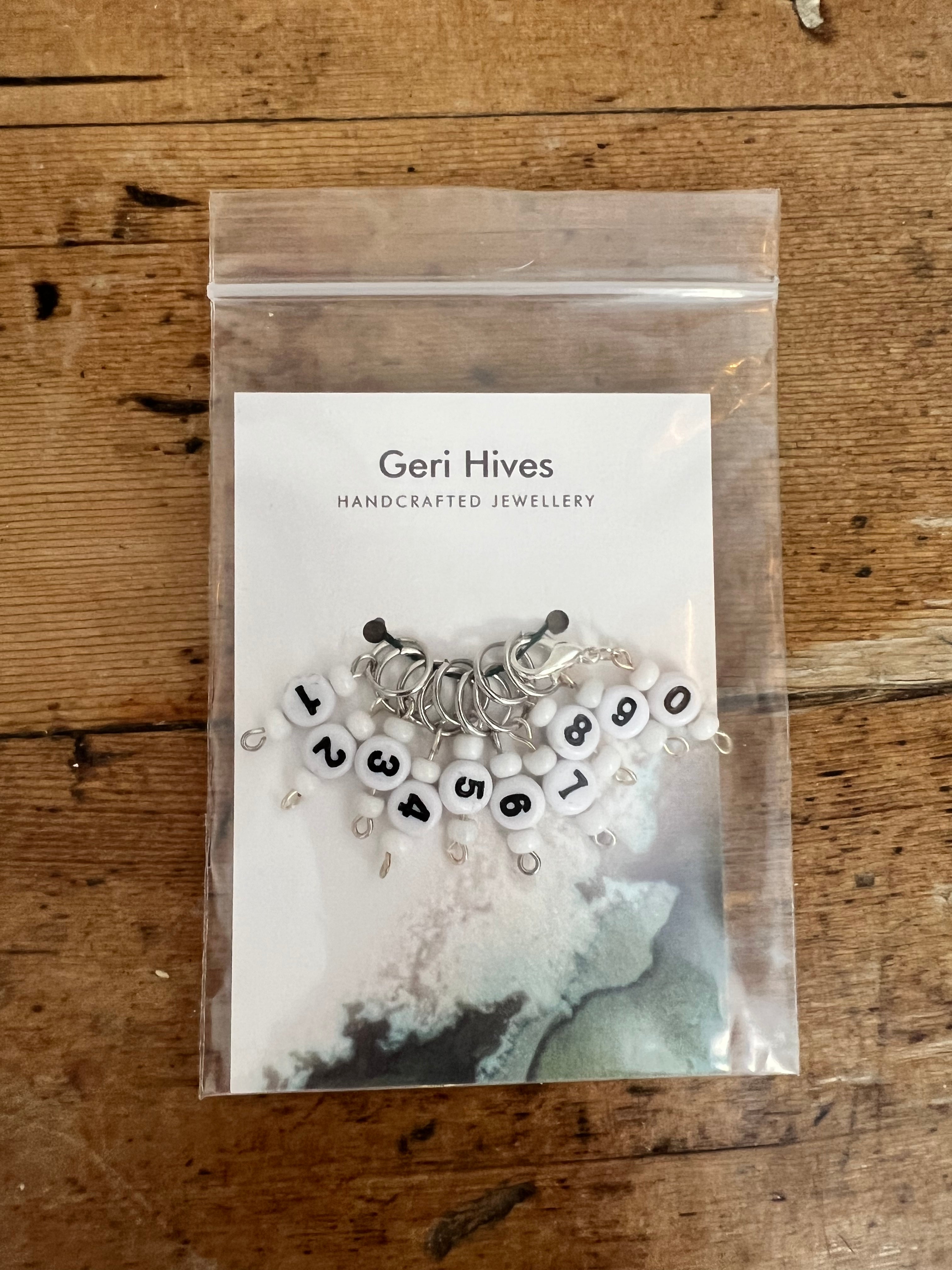 Geri Hives Numbered Stitchmarkers
